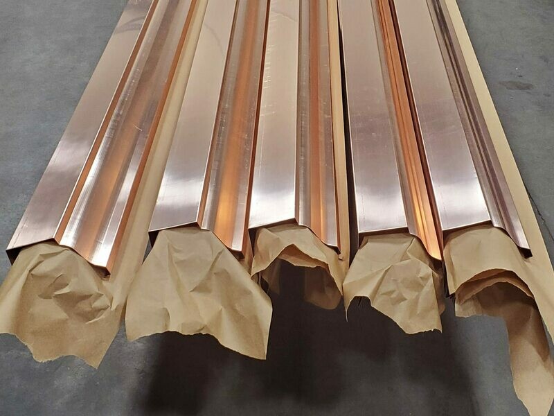K-Style Copper Gutter / Ogee Gutter