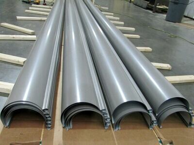 Reverse Bead 0.027" Aluminum Half Round Gutter