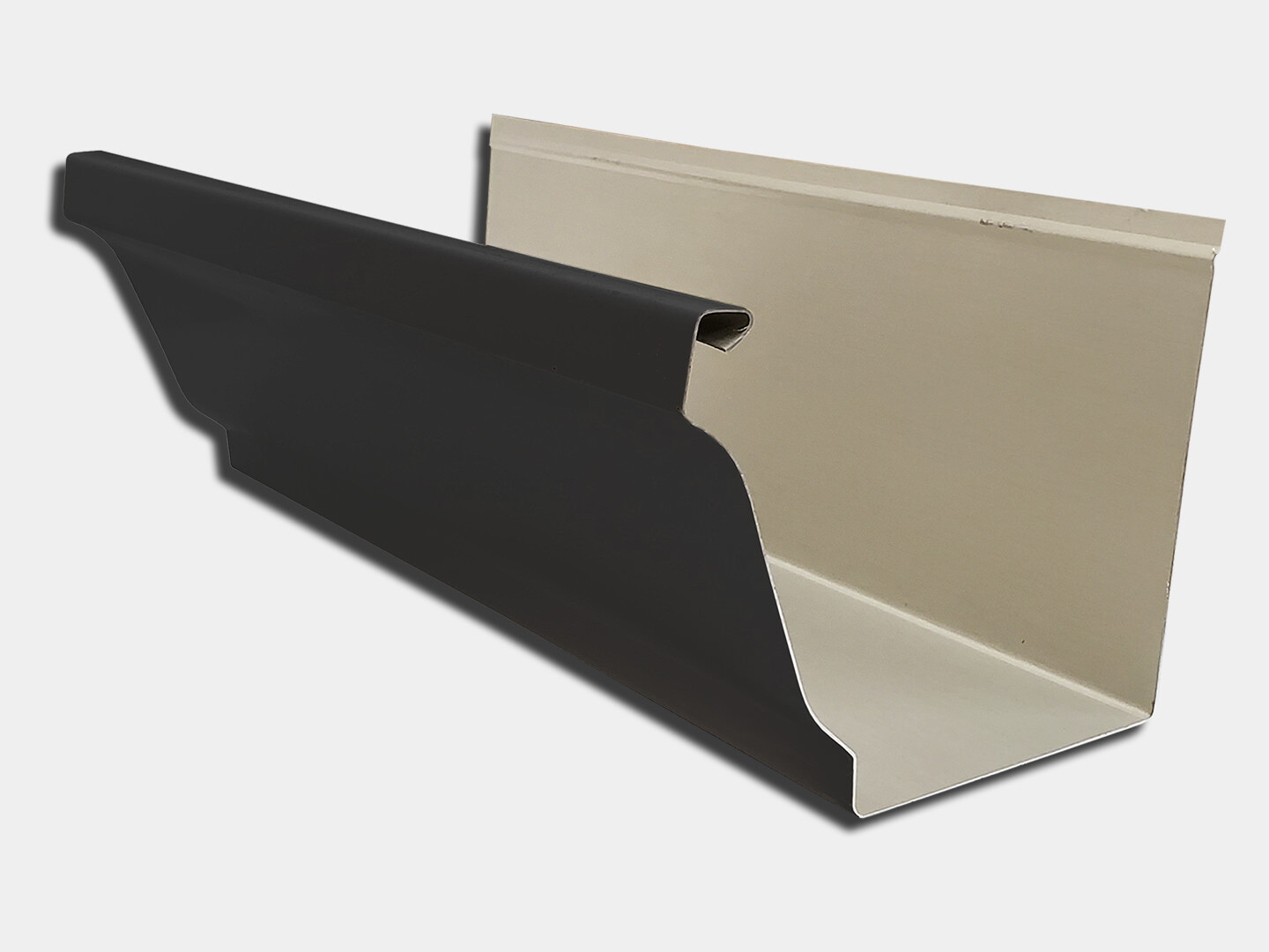 Steel 24 Gauge Kynar KStyle Gutter K&M Gutter Supply Shop K&M Sheet Metal and Gutter