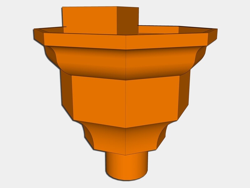 The Excalibur Outside Corner Conductor Head / Leader Head