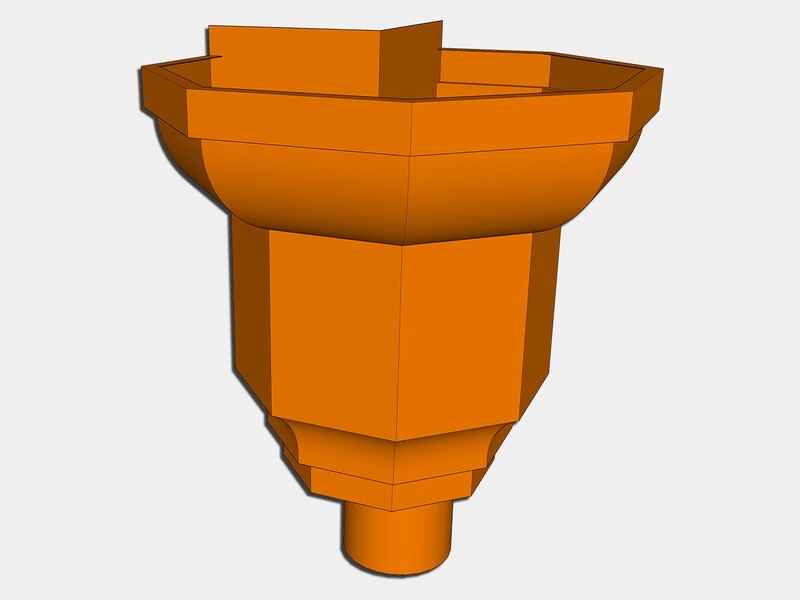 The Regal Outside Corner Conductor Head / Leader Head