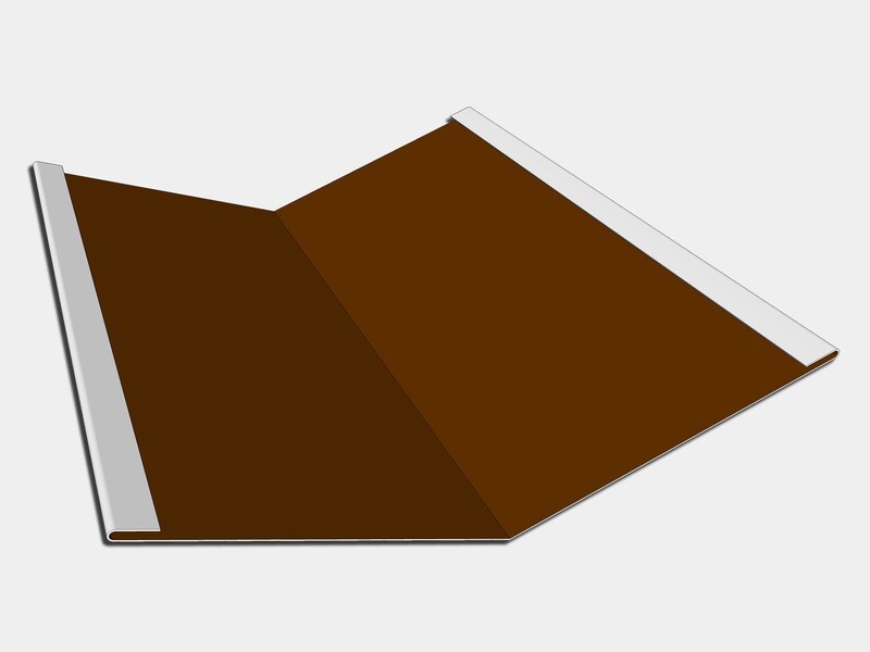 24 Gauge Kynar Steel Standard Roof Valley Flashing 24 Gauge Kynar Steel Standard Roof Valley Flashing