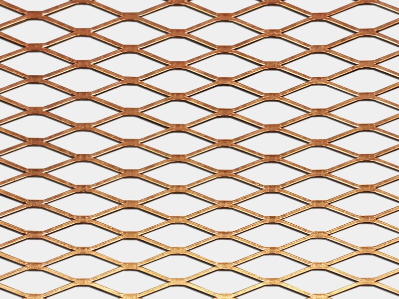 Expanded Copper Metal Screen Sheets and Coil