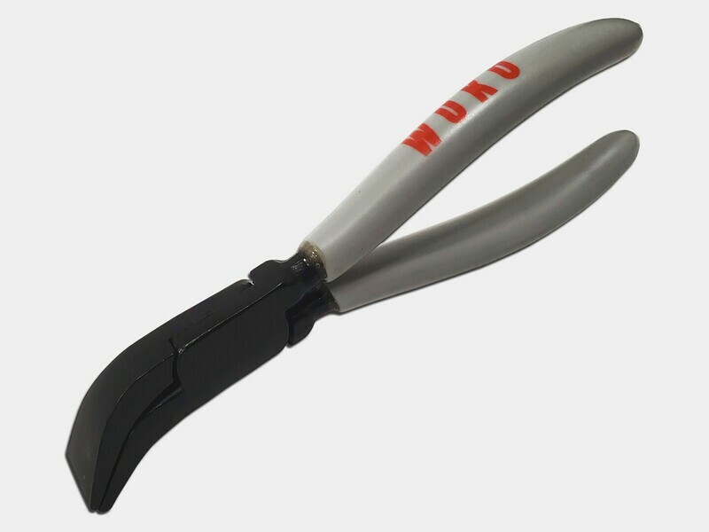 Wuko Mini Round 45° Bent Clinching Pliers / Tongs