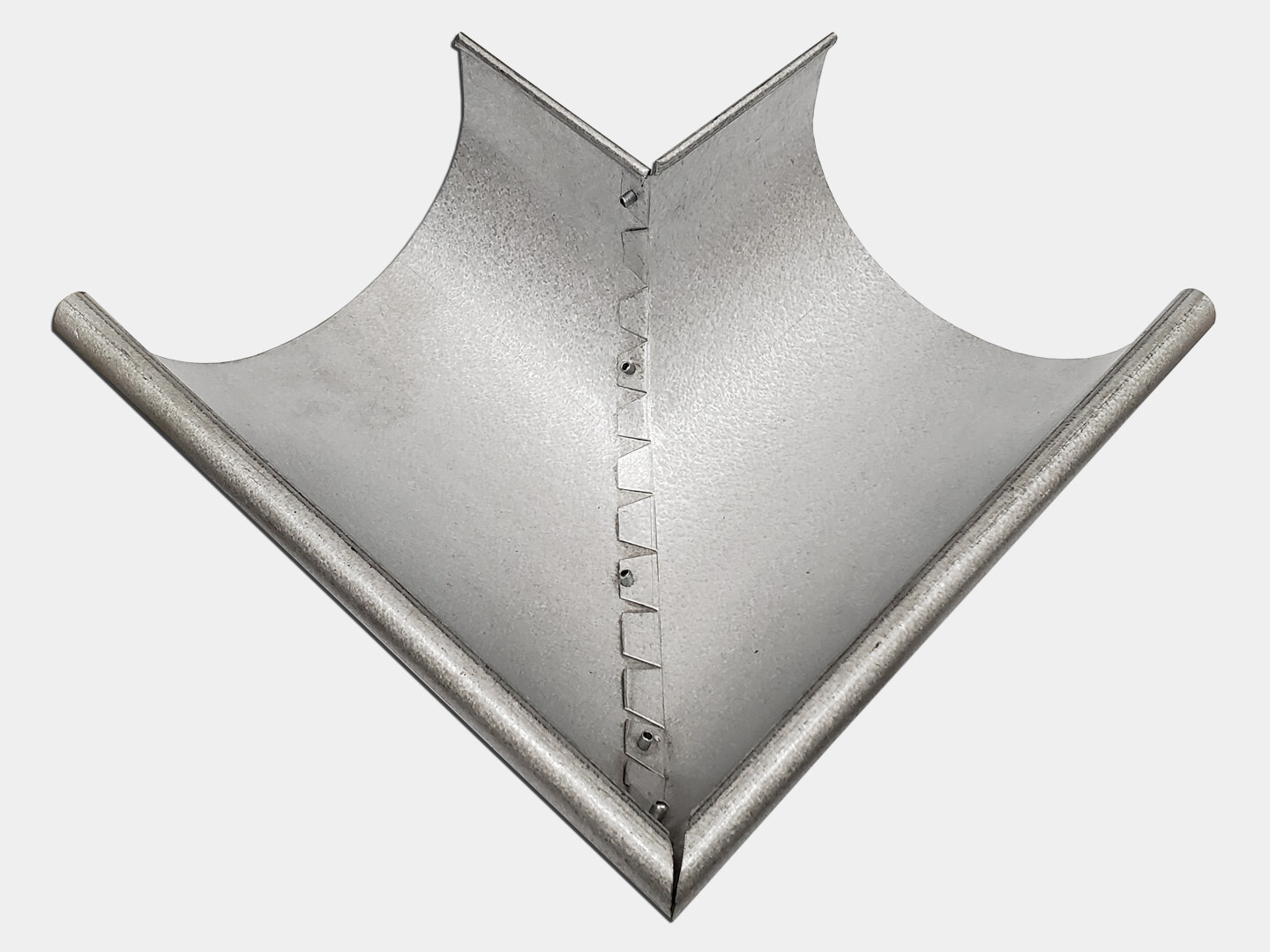 Galvalume Plus Half Round Gutter Outside Miter Galvalume Plus Half Round Gutter Outside Miter