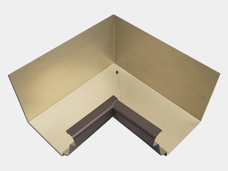 K-Style Kynar Steel Gutter Inside Miter
