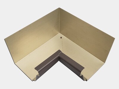 K-Style Kynar Steel Gutter Inside Miter