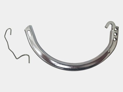 Galvanized Steel Gem Circle Half Round Gutter Hanger