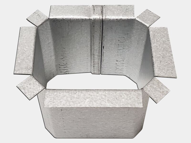 Square Corrugated Downspout Gutter Outlet