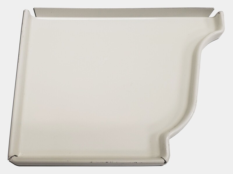 K-Style 0.027" Aluminum Gutter Left / Right End Cap