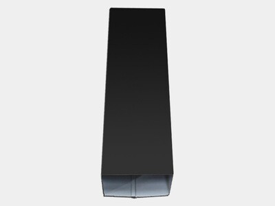 Plain Square Kynar Steel Downspout