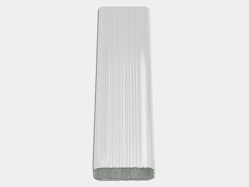 Square Corrugated 0.032" Kynar Aluminum Downspout