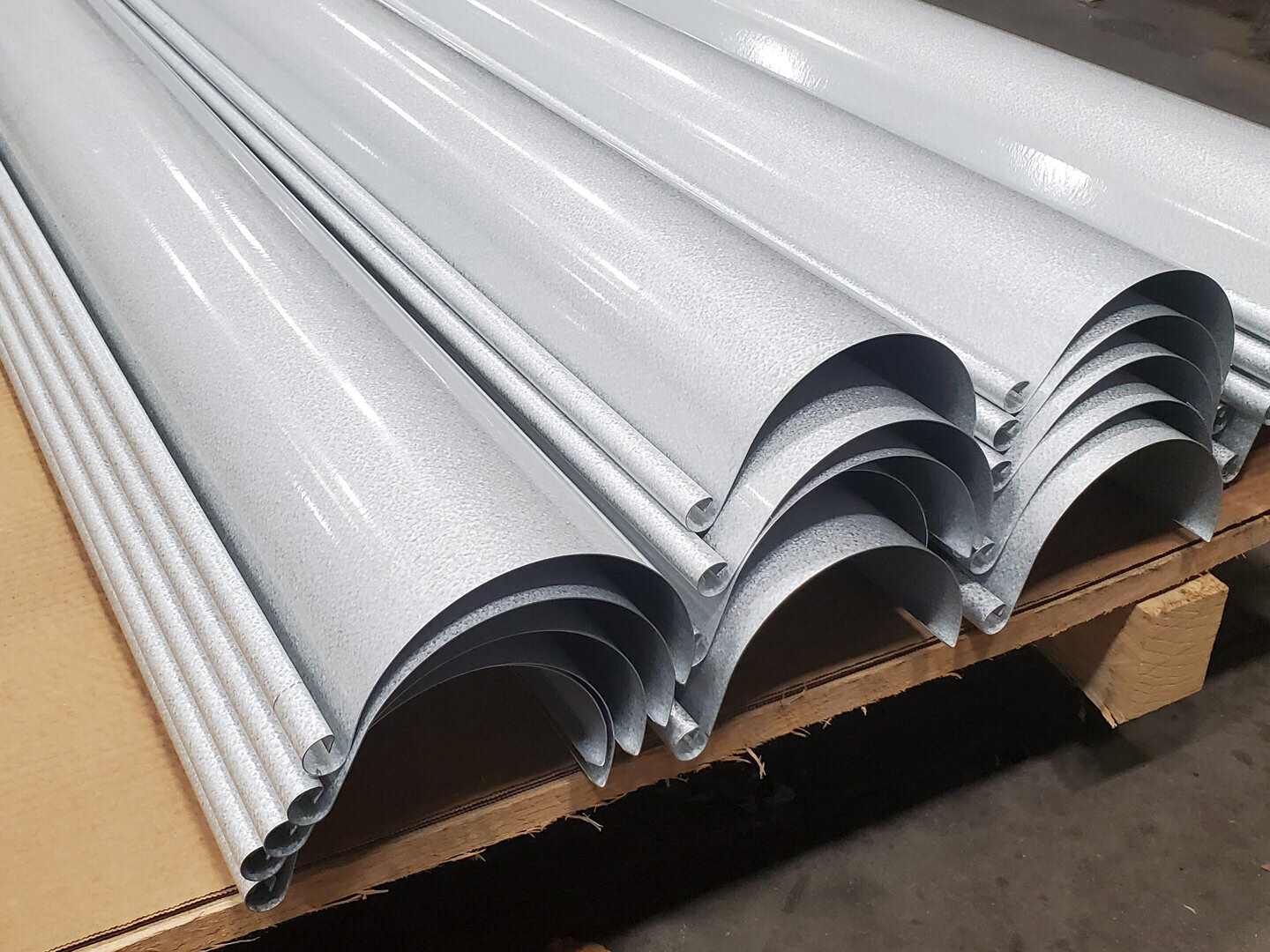 half round galvanised sheets
