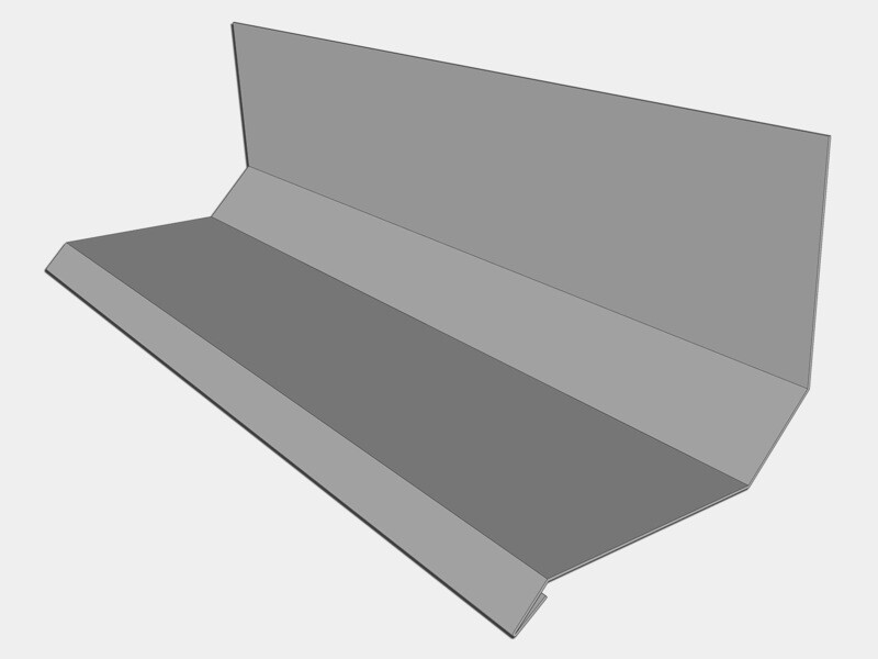 Through Wall Masonry Flashing with Drip Edge
