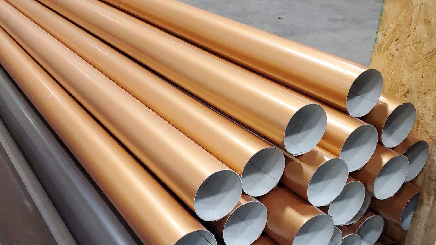 Plain Round Steel Downspout - Colors K&M Gutter Supply