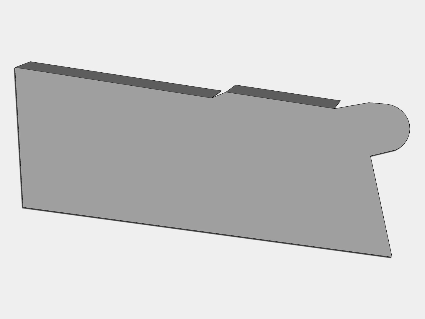 Stainless Steel Solid Gutter Cover End Cap Stainless Steel Solid Gutter Cover End Cap