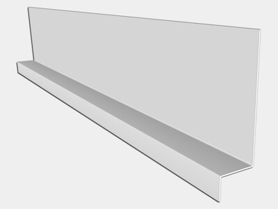 Kynar Aluminum Z Flashing Kynar Aluminum Z Flashing
