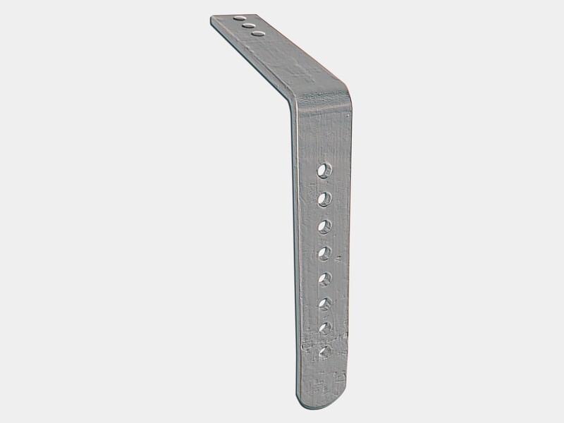 Lead Coated Copper Universal Roof Mount for Gutter Bracket Lead Coated Copper Universal Roof Mount for Gutter Bracket