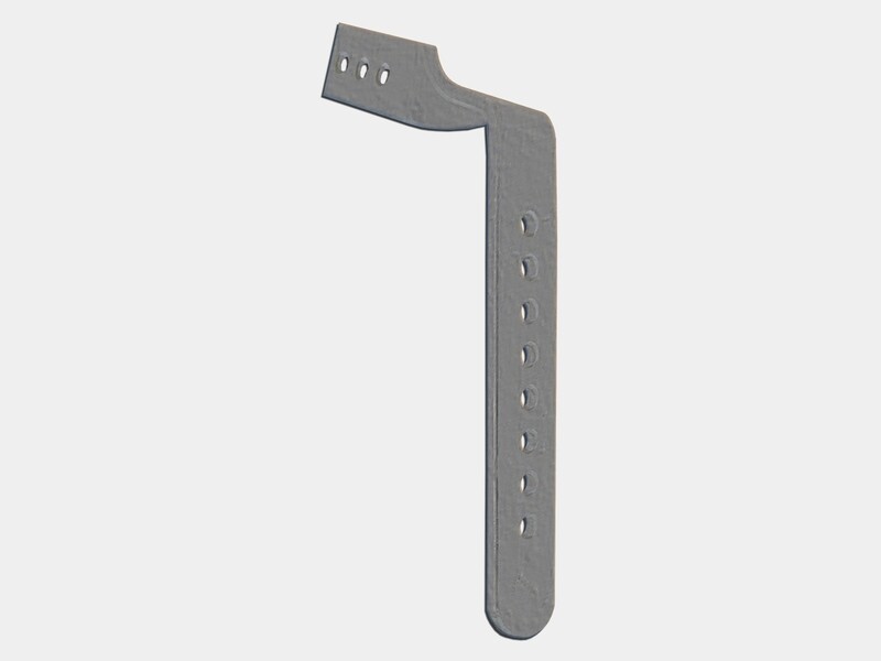 Lead Coated Copper Universal Rafter Mount for Gutter Bracket Lead Coated Copper Universal Rafter Mount for Gutter Bracket