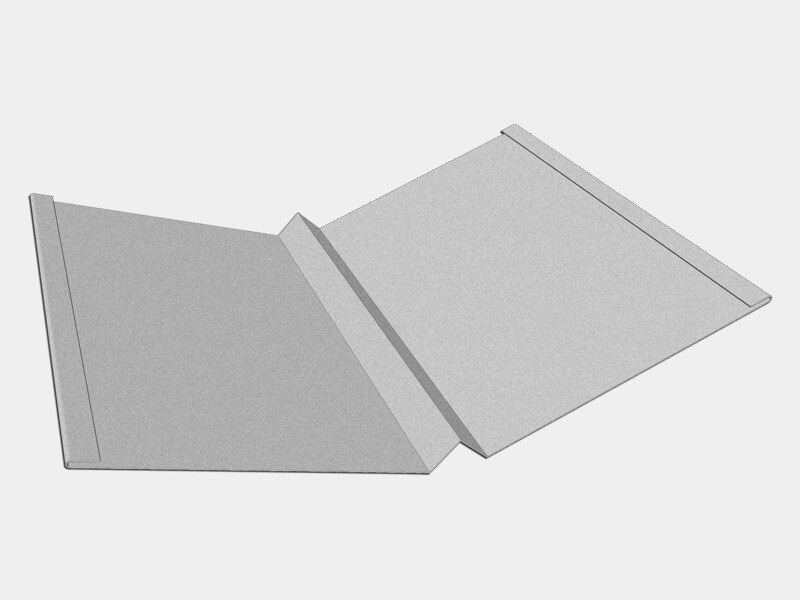 24 Gauge Galvalume Plus W Roof Valley Flashing