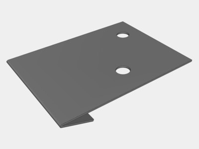 Stainless Steel Flat Lock Clip - 60 pcs