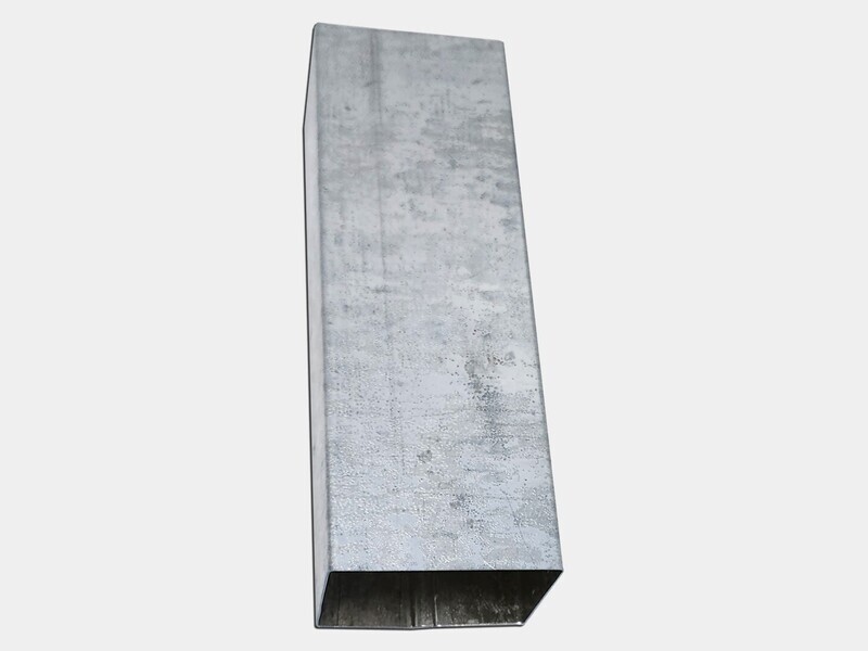 Plain Square Lead Coated Copper Downspout