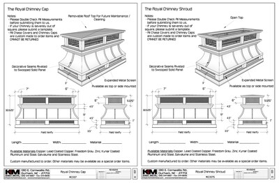 The Royal Chimney Cap / Chimney Shroud