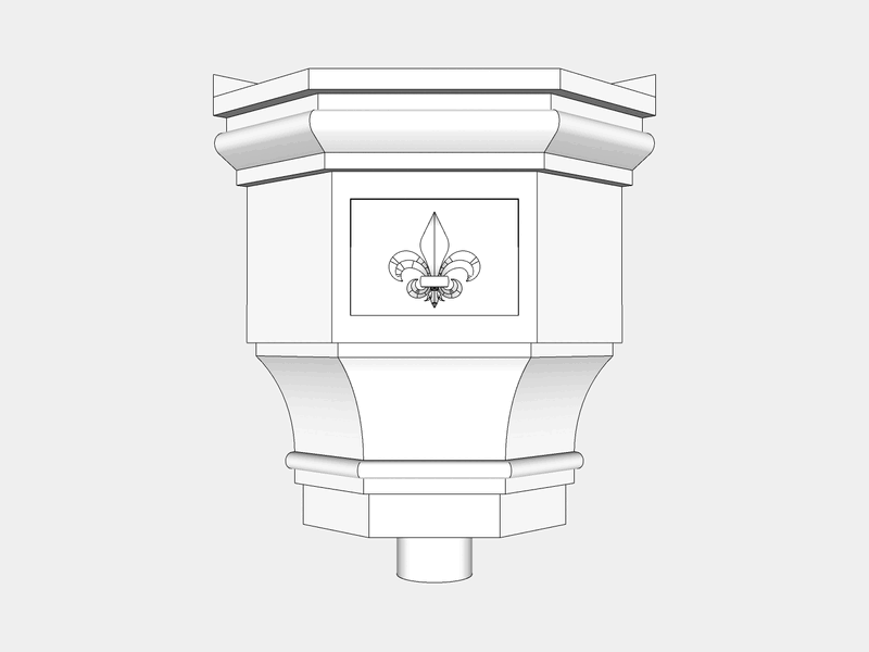 The Churchill Inside Corner Conductor Head | Leader Head