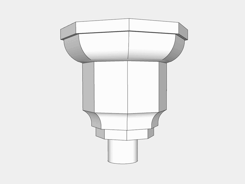 The Regal Outside Corner Conductor Head / Leader Head