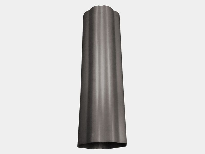 Round Corrugated Bonderized Steel Downspout (Paint Grip)