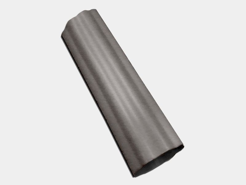 Round Corrugated Bonderized Steel Downspout (Paint Grip)