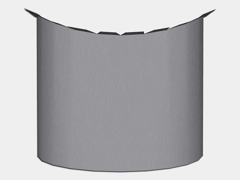 Half Round Gutter Freedom Gray B Style Gutter Outlet