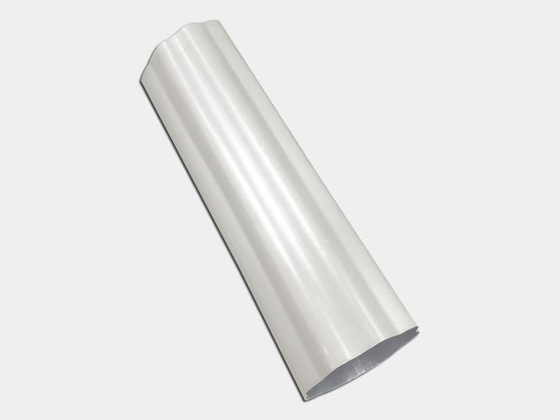 Round Corrugated 0.027" Aluminum Downspout