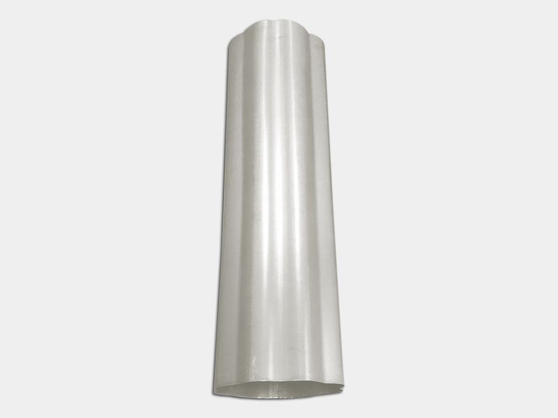 Round Corrugated 0.027" Aluminum Downspout