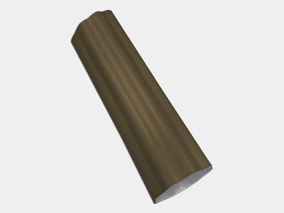 Round Corrugated Kynar Steel Downspout