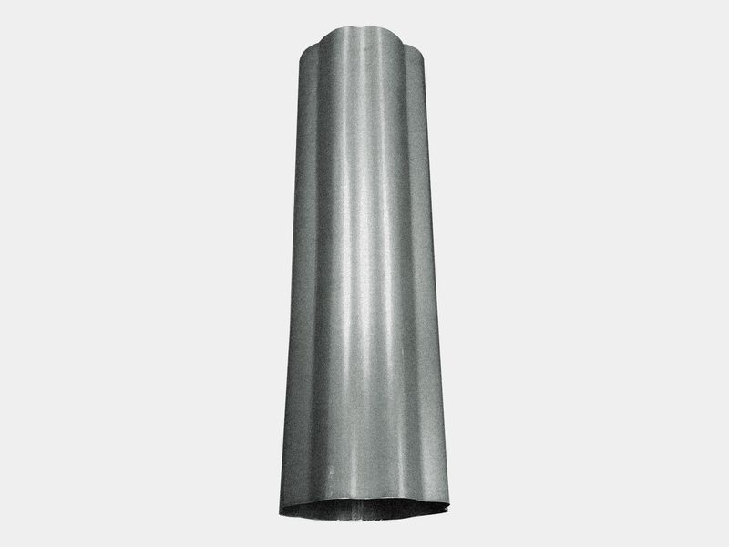 Round Corrugated Galvalume Plus Downspout