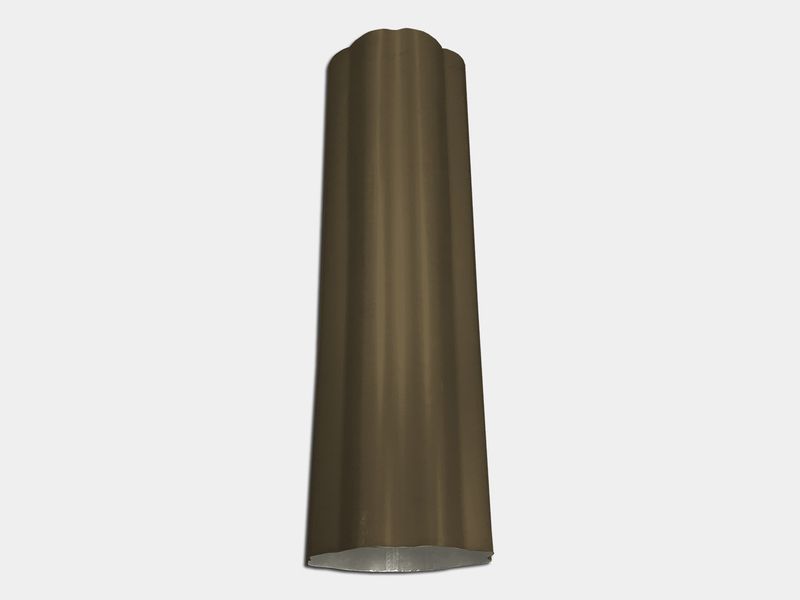 Round Corrugated Kynar Steel Downspout