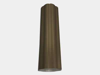 Round Corrugated Kynar Steel Downspout