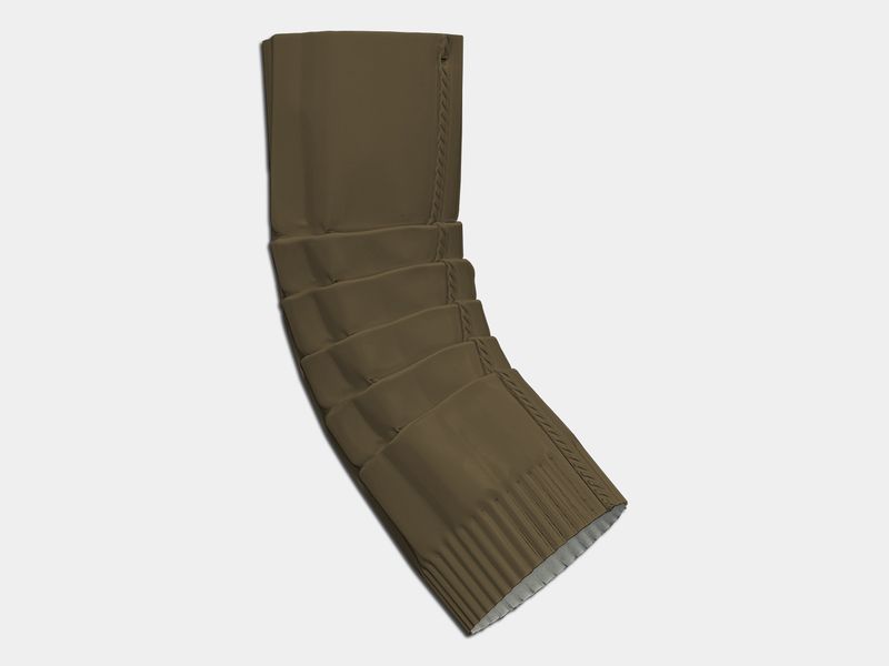 Round Corrugated Kynar Steel Elbow