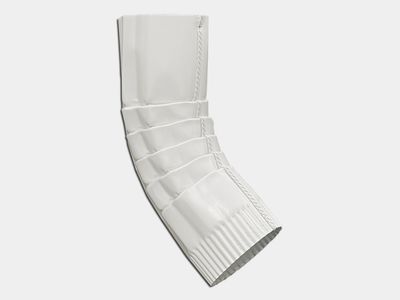 Round Corrugated 0.032 Round Corrugated 0.032" Kynar Aluminum Elbow