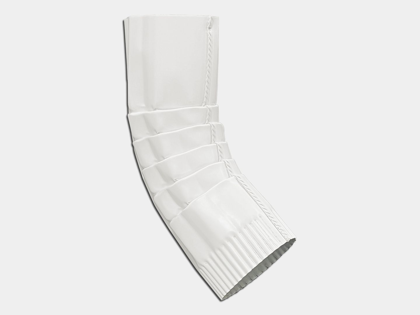 Round Corrugated 0.027" Aluminum Elbow