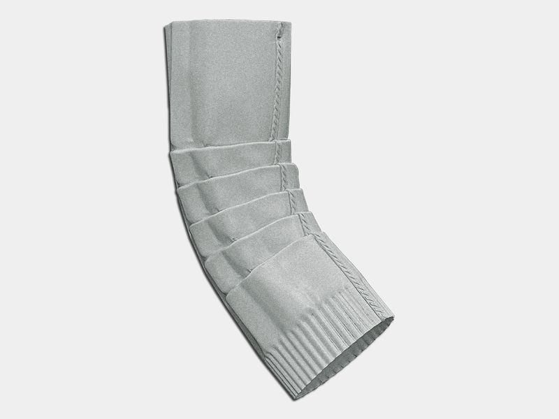 Round Corrugated Galvalume Elbow