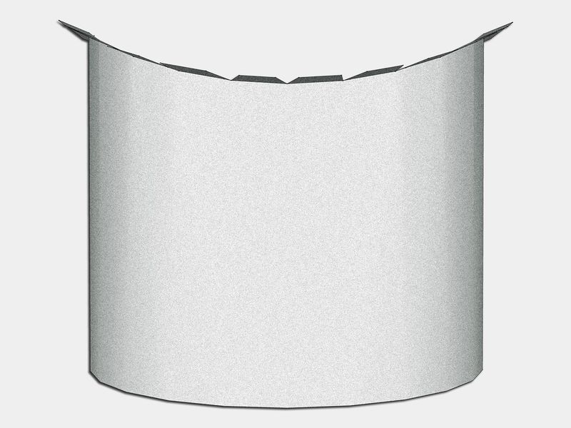 Half Round Gutter Galvalume Plus B Style Gutter Outlet
