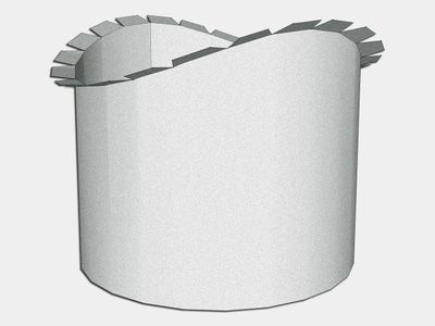 Half Round Gutter Galvalume Plus B Style Gutter Outlet Half Round Gutter Galvalume Plus B Style Gutter Outlet