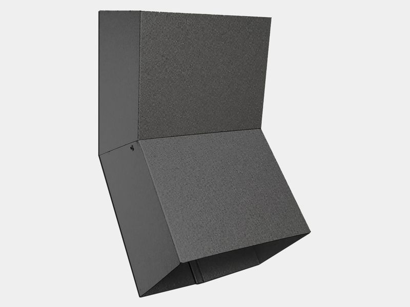 Plain Square Bonderized Elbow (A) Style (Paint Grip)