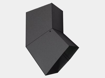 Plain Square Bonderized Elbow (B) Style  (Paint Grip)