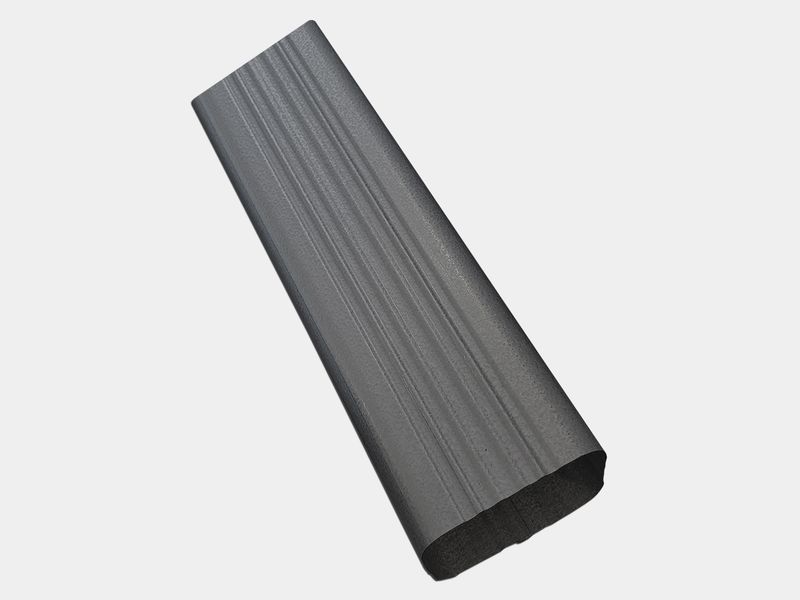 Square Corrugated Bonderized Steel Downspout (Paint Grip)