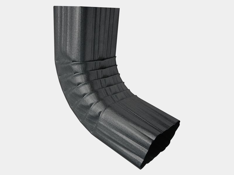 Square Corrugated Bonderized Steel Elbow (A) Style (Paint Grip)