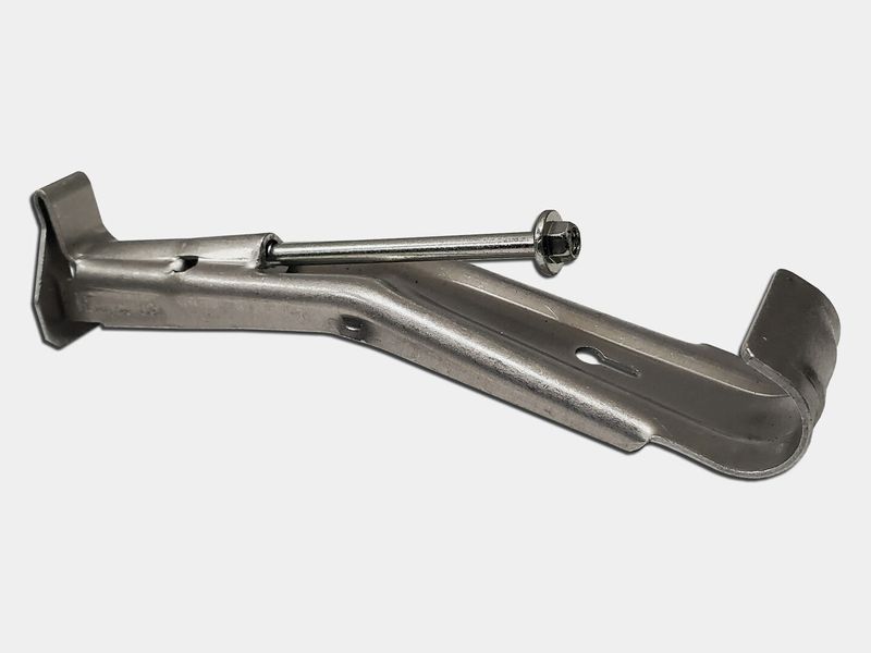 Aluminum Hidden Gutter Hanger With Screw and Clip Aluminum Hidden Gutter Hanger With Screw and Clip