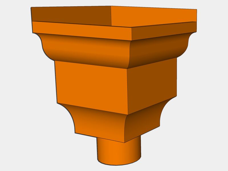 The Federal Inside Corner Conductor Head / Leader Head